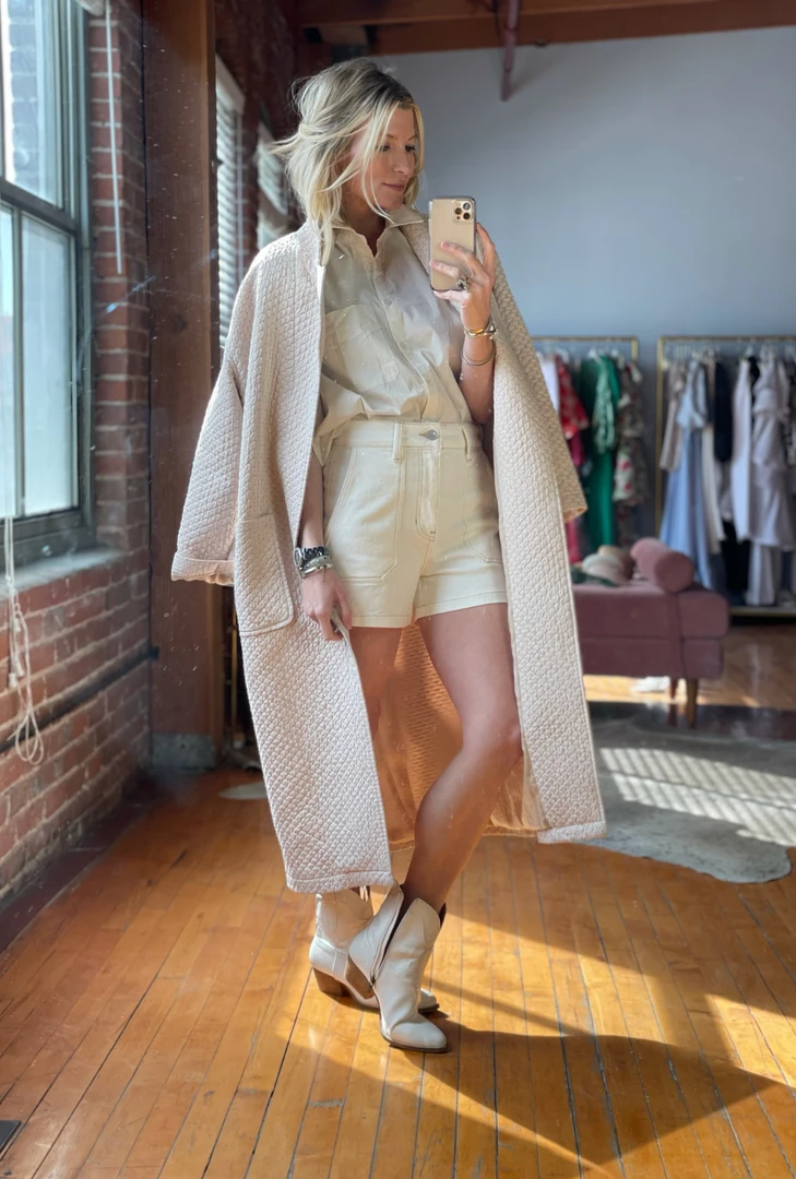 BURU White Label Clothing Sailor Denim Shorts - Off White 6 BURU White Label Clothing Sailor Denim Shorts - Off White