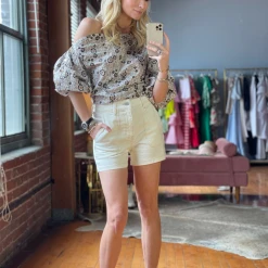 BURU White Label Clothing Sailor Denim Shorts - Off White 19 BURU White Label Clothing Sailor Denim Shorts - Off White