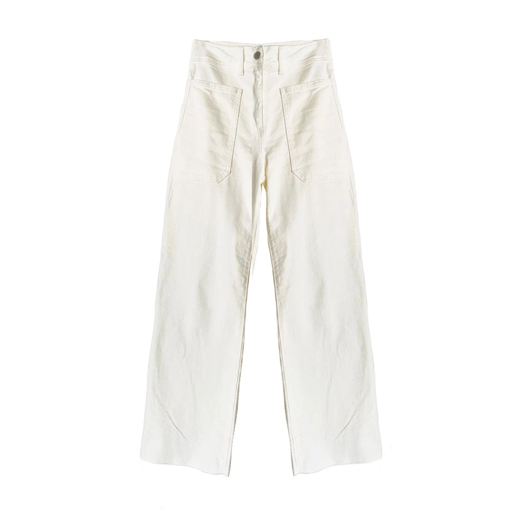 BURU White Label High Rise Sailor Jeans - White Clothing 6 BURU White Label High Rise Sailor Jeans - White Clothing
