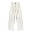 BURU White Label High Rise Sailor Jeans - White Clothing
