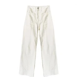 BURU White Label High Rise Sailor Jeans - White Clothing