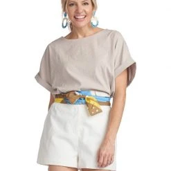 BURU White Label Tops Box Top - Sand