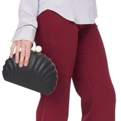 Buru Accessories Shell Phone Clutch - Black