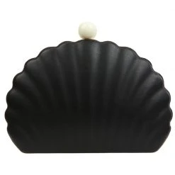 Buru Accessories Shell Phone Clutch - Black