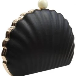 Buru Accessories Shell Phone Clutch - Black