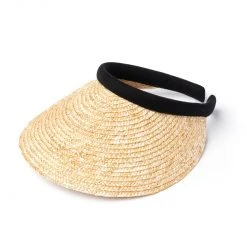 BURU Accessories Simple Raffia Visor - Natural