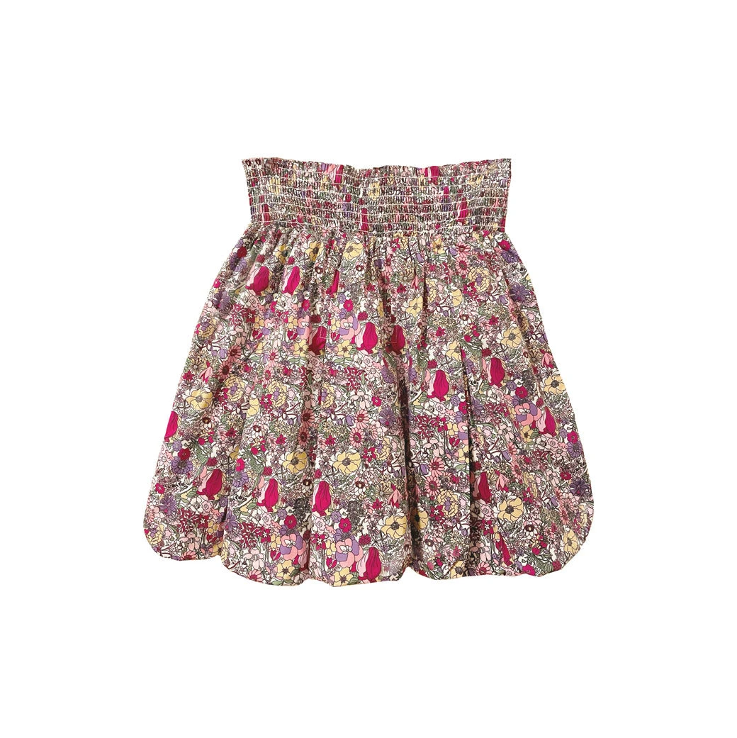 BURU White Label Smocked Waist Mini Skirt - Pink Floral 8 BURU White Label Smocked Waist Mini Skirt - Pink Floral