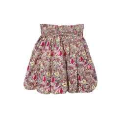 BURU White Label Smocked Waist Mini Skirt - Pink Floral