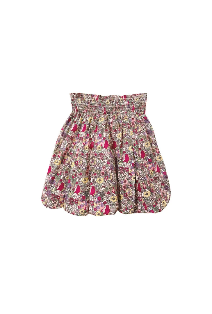 BURU White Label Smocked Waist Mini Skirt - Pink Floral 3 BURU White Label Smocked Waist Mini Skirt - Pink Floral