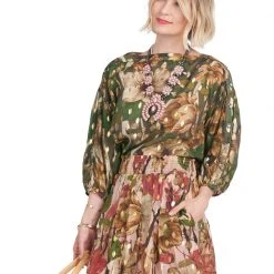 BURU White Label Smocked Skirt Mini - Blush Floral - Final Sale Clothing