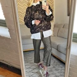 BURU White Label Clothing Everyday Pants - Black & Gold Pinstripe 18 BURU White Label Clothing Everyday Pants - Black & Gold Pinstripe