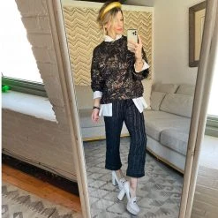 BURU White Label Snappy Pullover - Black Metallic Clothing 23 BURU White Label Snappy Pullover - Black Metallic Clothing