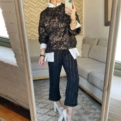 BURU White Label Snappy Pullover - Black Metallic Clothing 21 BURU White Label Snappy Pullover - Black Metallic Clothing