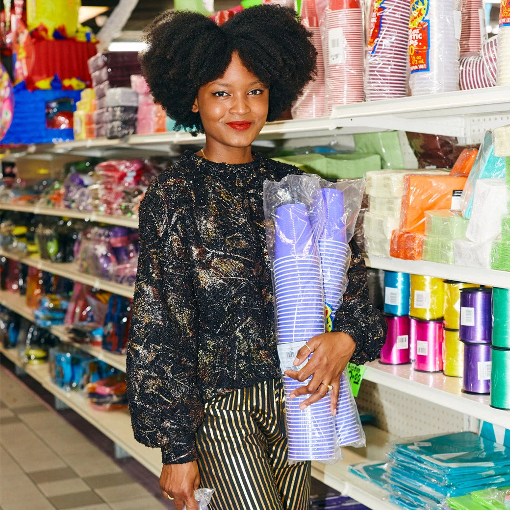 BURU White Label Snappy Pullover - Black Metallic Clothing 10 BURU White Label Snappy Pullover - Black Metallic Clothing