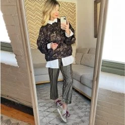 BURU White Label Snappy Pullover - Black Metallic Clothing 26 BURU White Label Snappy Pullover - Black Metallic Clothing