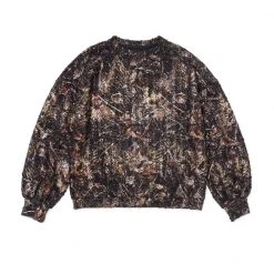 BURU White Label Snappy Pullover - Black Metallic Clothing