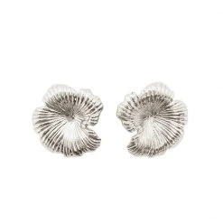Buru Accessories Spring Fleur Earrings - Silver
