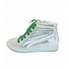 Buru Accessories Star Gaze High Top - Silver W/ Green Laces