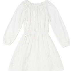 BURU White Label Clothing On & Off The Shoulder Mini Dress - White Star