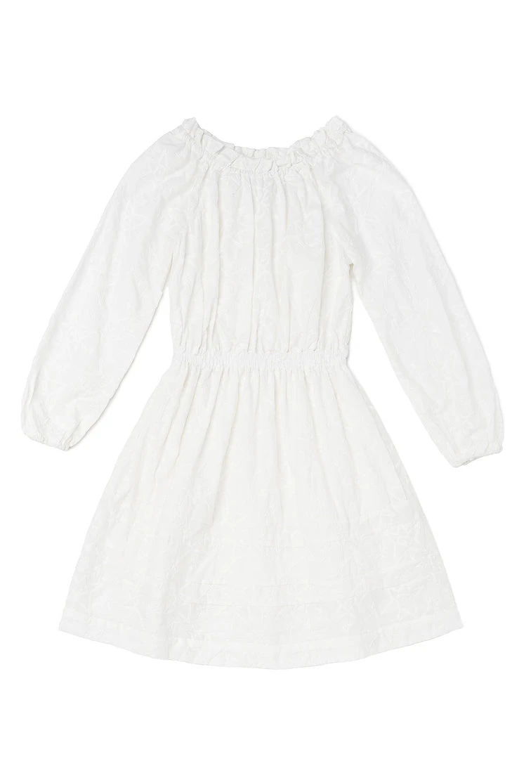 BURU White Label Clothing On & Off The Shoulder Mini Dress - White Star 3 BURU White Label Clothing On & Off The Shoulder Mini Dress - White Star