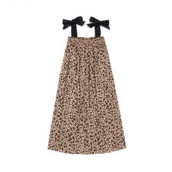 BURU White Label Tie Top MIDI Dress - Tan Cheetah 13 BURU White Label Tie Top MIDI Dress - Tan Cheetah