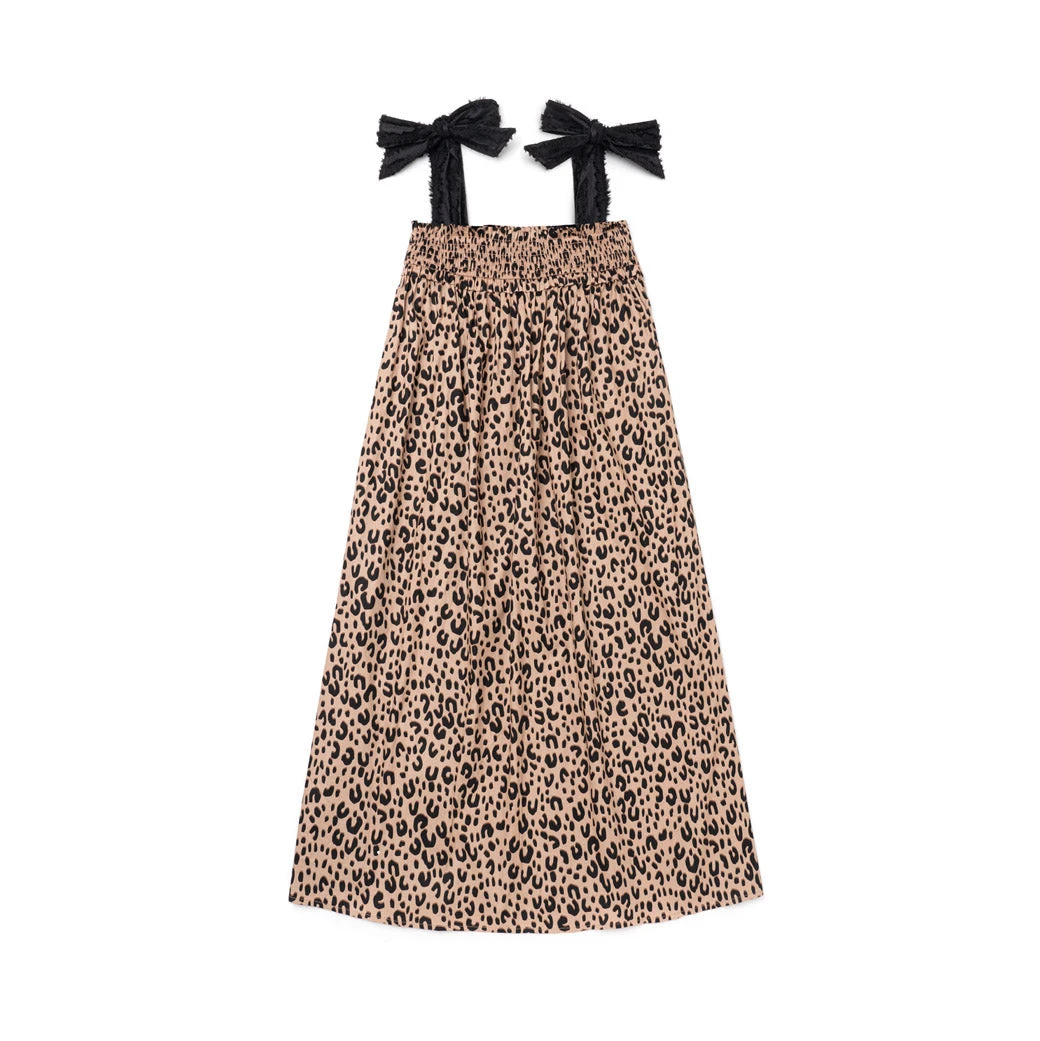 BURU White Label Tie Top MIDI Dress - Tan Cheetah 8 BURU White Label Tie Top MIDI Dress - Tan Cheetah