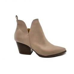 Buru Accessories Classic Ankle Booties- Taupe - Final Sale