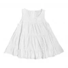 BURU White Label Tiered Tank - White 1 BURU White Label Tiered Tank - White