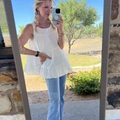 BURU White Label Tiered Tank - White