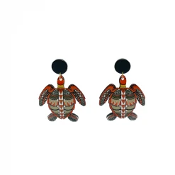 Buru Accessories Turtle Earrings - Black
