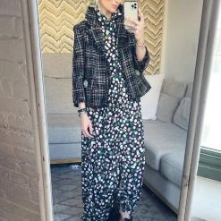 BURU Pink Label BURU X Mara Martin Sleeveless Shirtdress Maxi - Polkadots Clothing 18 BURU Pink Label BURU X Mara Martin Sleeveless Shirtdress Maxi - Polkadots Clothing