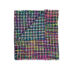 Buru Accessories Tweed Scarf - Pink Multi 7 Buru Accessories Tweed Scarf - Pink Multi