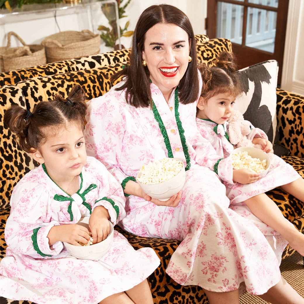 BURU Pink Label Val Mini Me Housecoat - Rose Flannel 9 BURU Pink Label Val Mini Me Housecoat - Rose Flannel