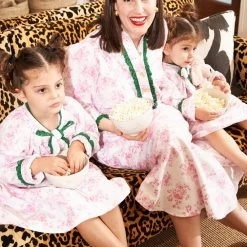 BURU Pink Label Val Respite Gown - Rose Flannel Clothing