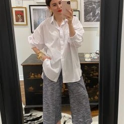 BURU White Label Boyfriend Shirt 2.0 - White Clothing