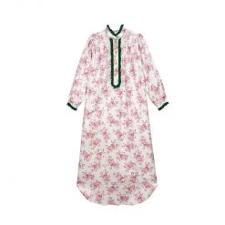 BURU Pink Label Val Respite Gown - Rose Flannel Clothing