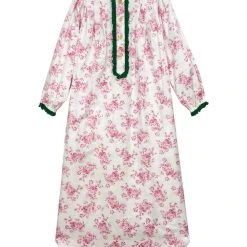 BURU Pink Label Val Respite Gown - Rose Flannel Clothing