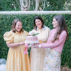 BURU Pink Label Clothing BURU X TSCS Puff Sleeve Shirtdress - Yellow & White Stripe