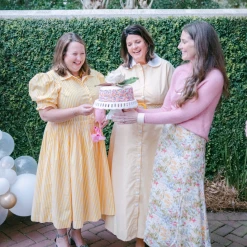 BURU Pink Label Clothing BURU X TSCS Puff Sleeve Shirtdress - Yellow & White Stripe