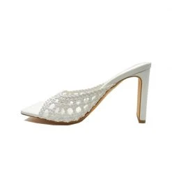 Buru Accessories Basket Weave Sandals - White