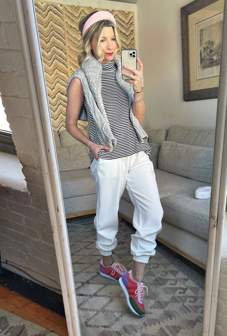 BURU White Label Sporty Mama Joggers - White Clothing 6 BURU White Label Sporty Mama Joggers - White Clothing
