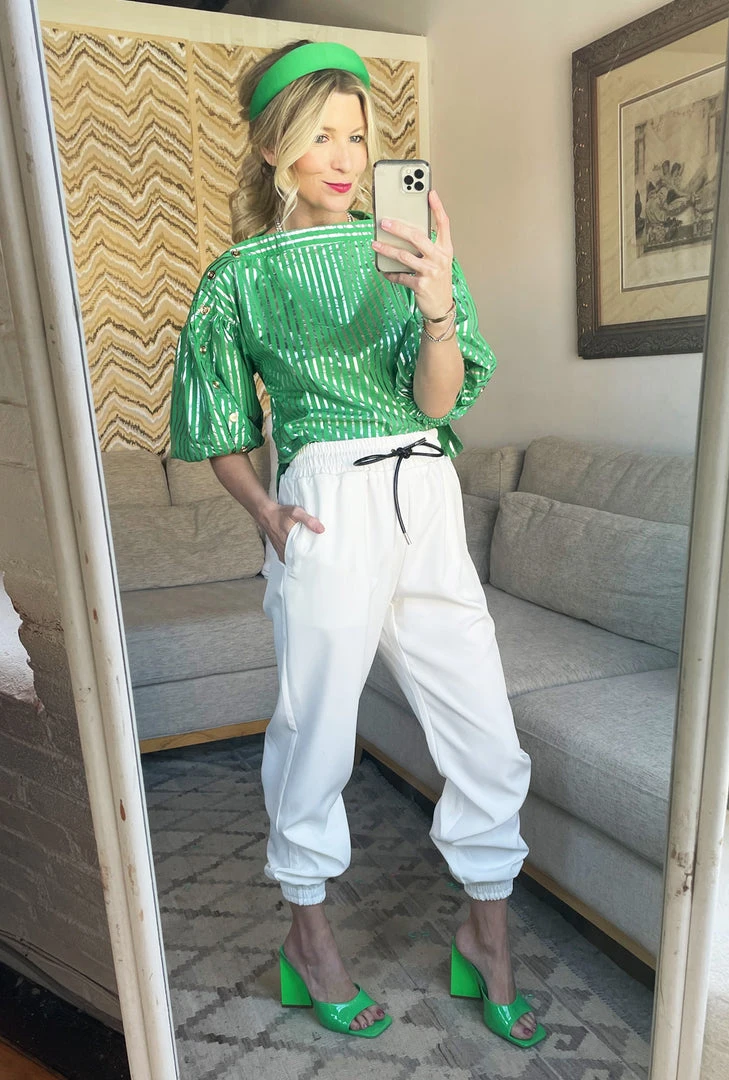 BURU White Label Sporty Mama Joggers - White Clothing 8 BURU White Label Sporty Mama Joggers - White Clothing