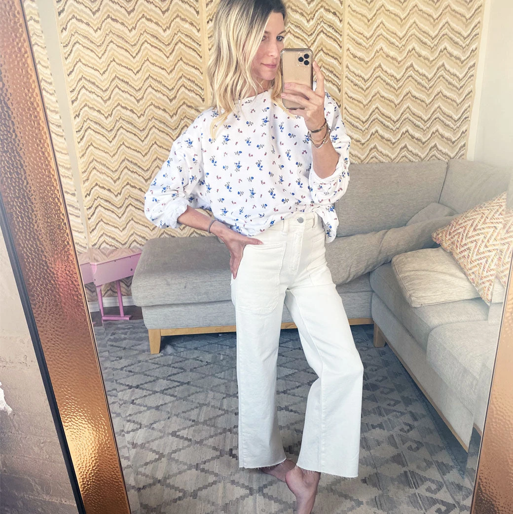 BURU White Label High Rise Sailor Jeans - White Clothing 5 BURU White Label High Rise Sailor Jeans - White Clothing