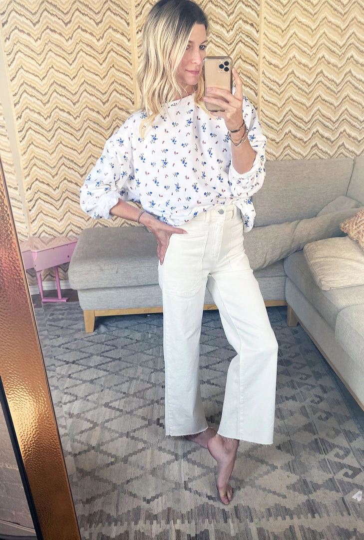 BURU White Label High Rise Sailor Jeans - White Clothing 4 BURU White Label High Rise Sailor Jeans - White Clothing