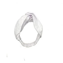 BURU Accessories Timeless Mama Turban - White Textured