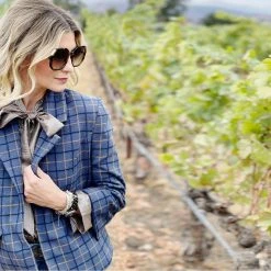 BURU Pink Label Outerwear Boxy Blazer - Blue Windowpane Flannel 12 BURU Pink Label Outerwear Boxy Blazer - Blue Windowpane Flannel